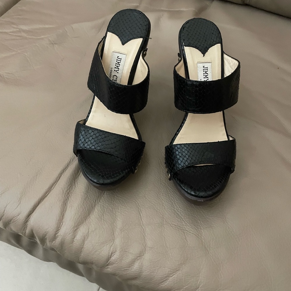 Beautiful Jimmy Choo Snakeskin Sandals